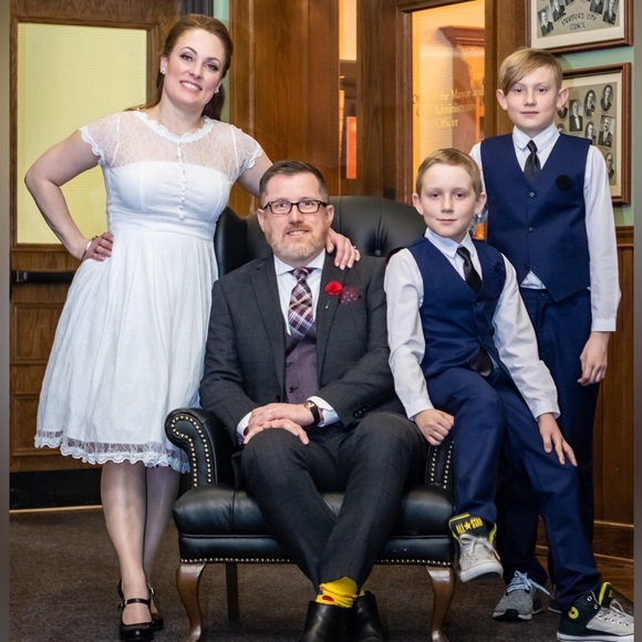 Women's Retro Floral Lace Vintage Evening Prom Party Bridesmaid Wedding Dress - Picture 7 of 8